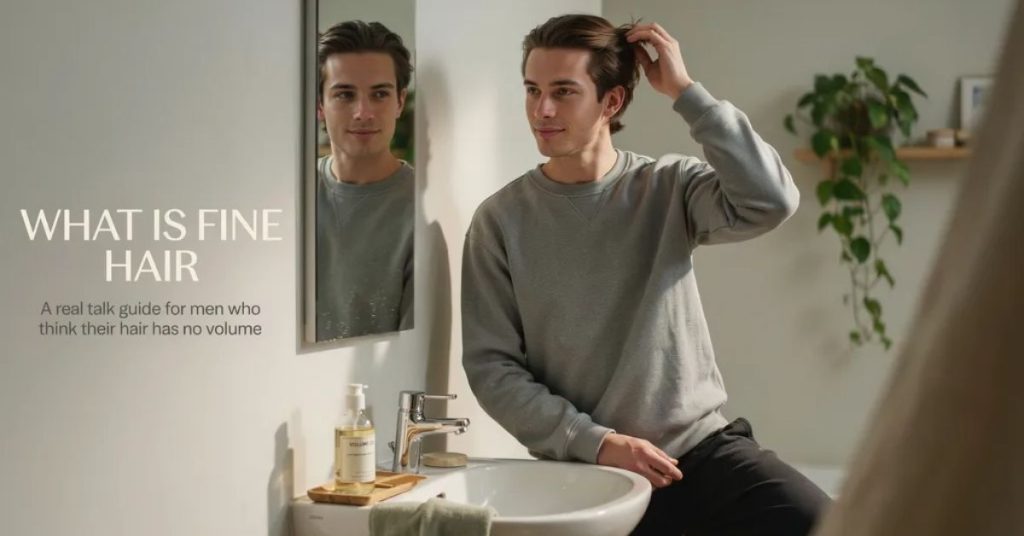 fine hair men haircut