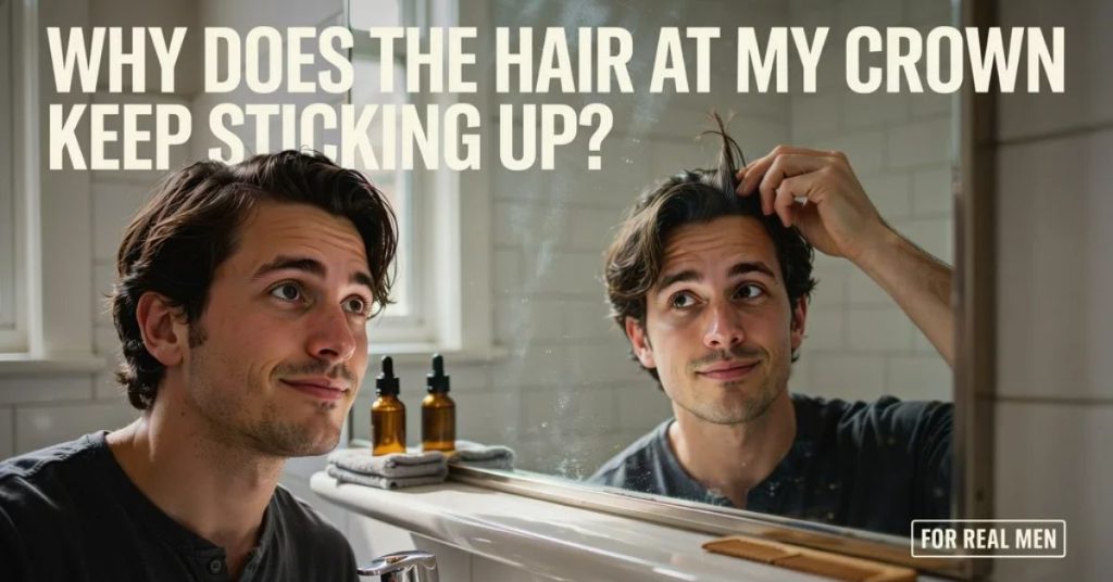 men's cowlick haircuts