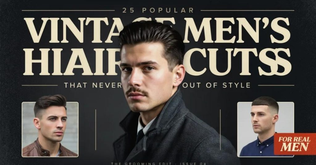 vintage men haircuts