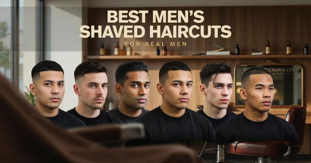 men's shaved haircuts