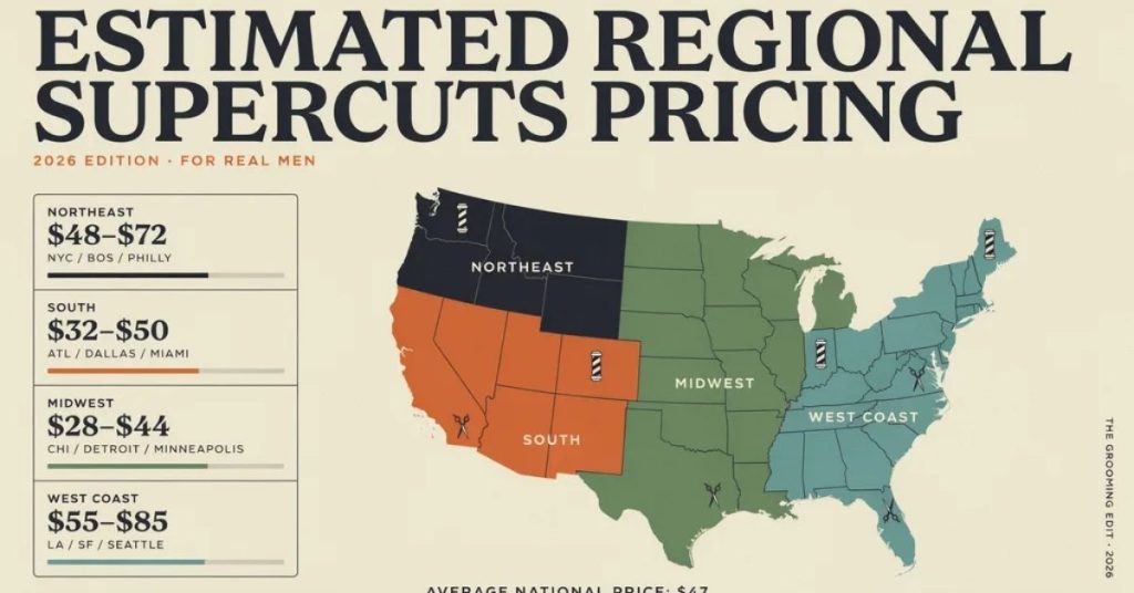 how much is a haircut at supercuts for men