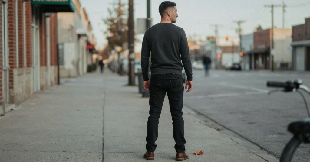 men's haircut back view