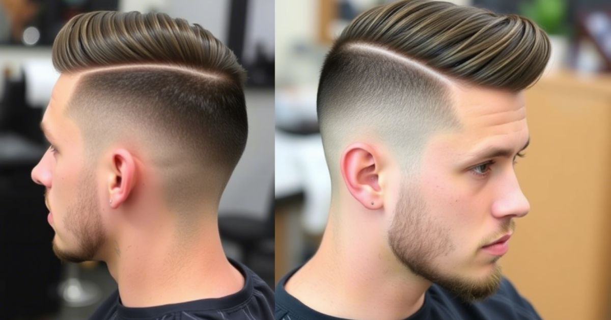 Mid fade haircut
