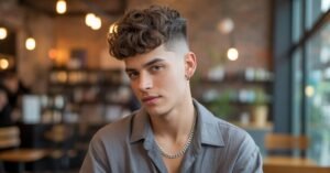 perm haircut men's