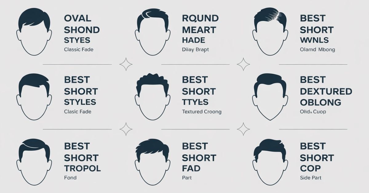 Short Shape Top Men Short Style Haircuts for a Fresh and Cool Look - Barber Model
