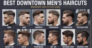 downtown men's haircuts mountain view
