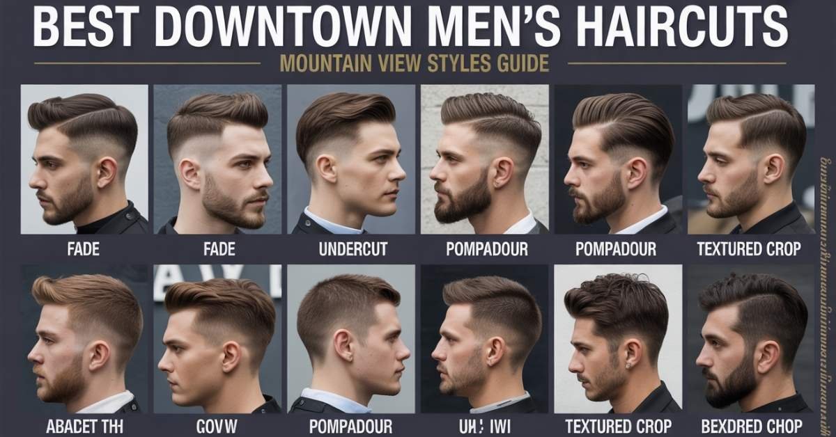 downtown men's haircuts mountain view