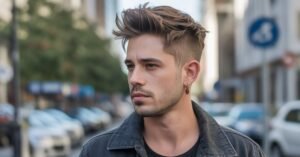 men's short haircuts messy