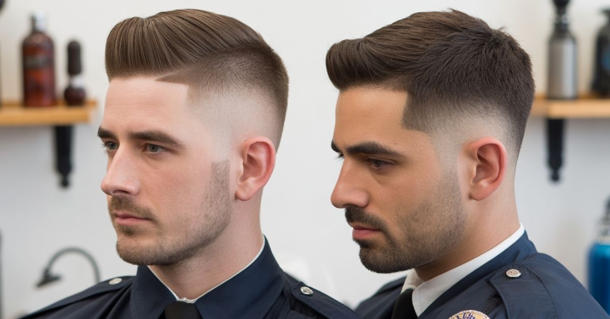 Men’s Police Haircuts: Clean, Sharp, and Professional Styles - Barber Model