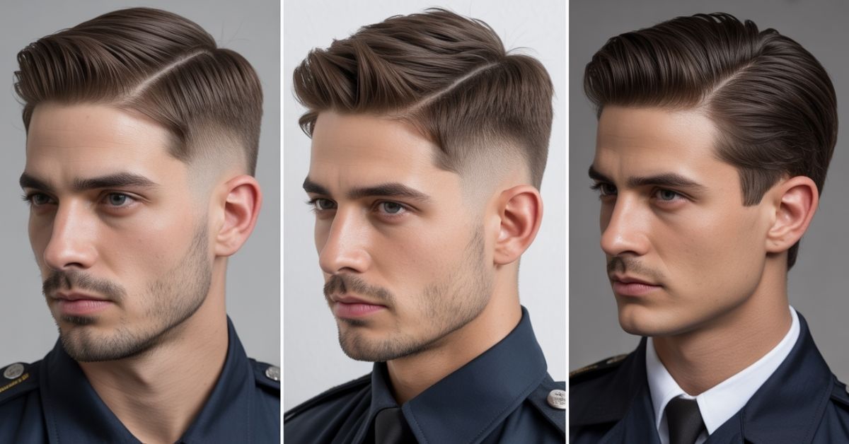Men’s Police Haircuts: Clean, Sharp, and Professional Styles - Barber Model
