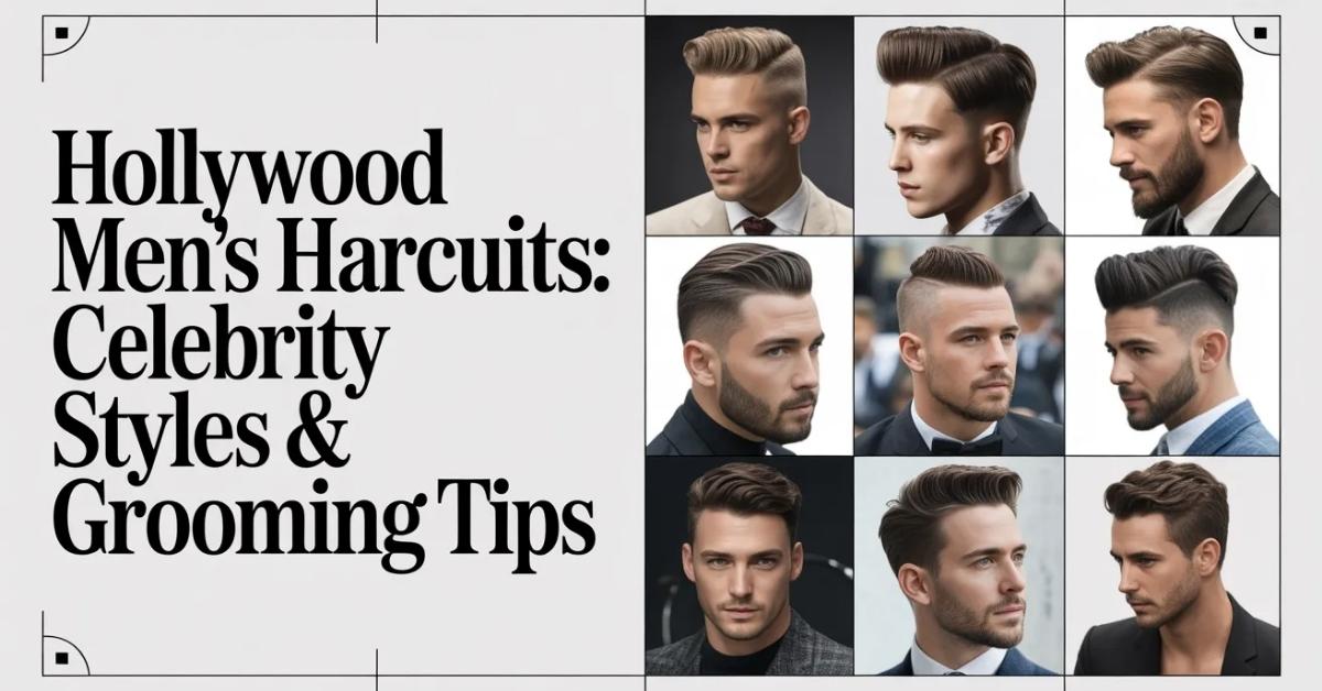 Hollywood Men’s Haircuts: Celebrity Styles & Grooming Tips - Barber Model
