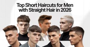 short haircut styles for men with straight hair