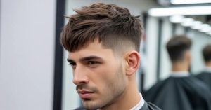 razor haircut men