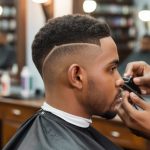 taper fade haircut black men
