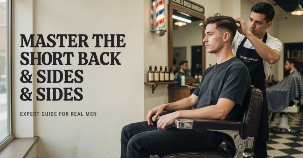 men's short back and sides haircut