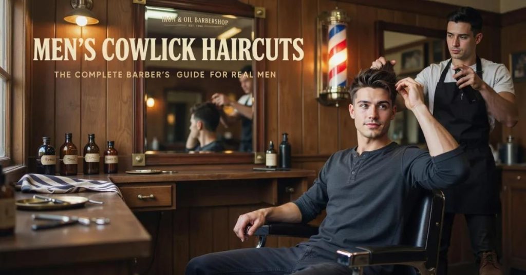 men's cowlick haircuts