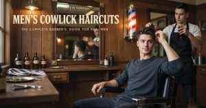 men's cowlick haircuts