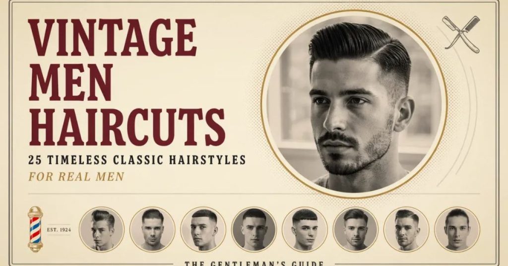 vintage men haircuts